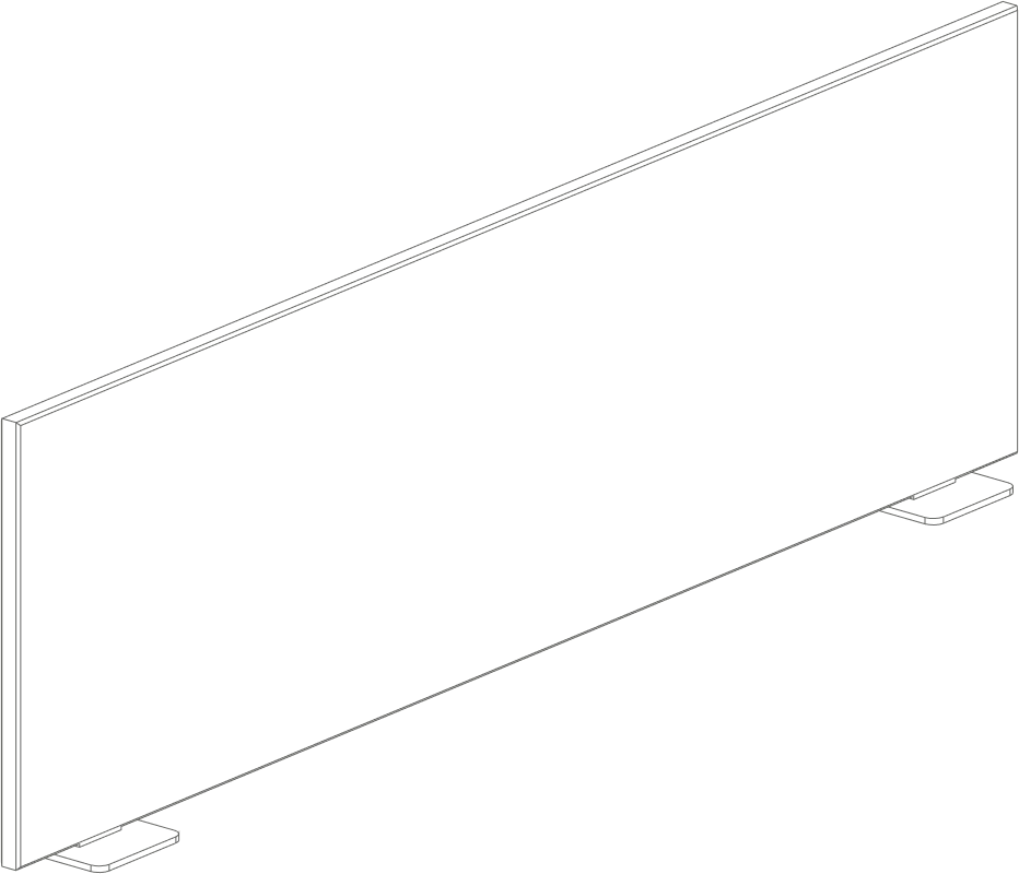 Painel divisor lateral