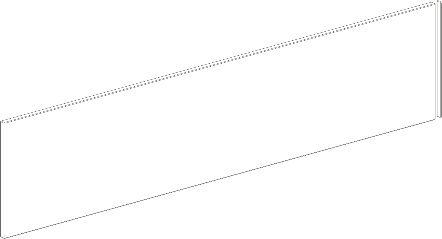 Painel divisor frontal